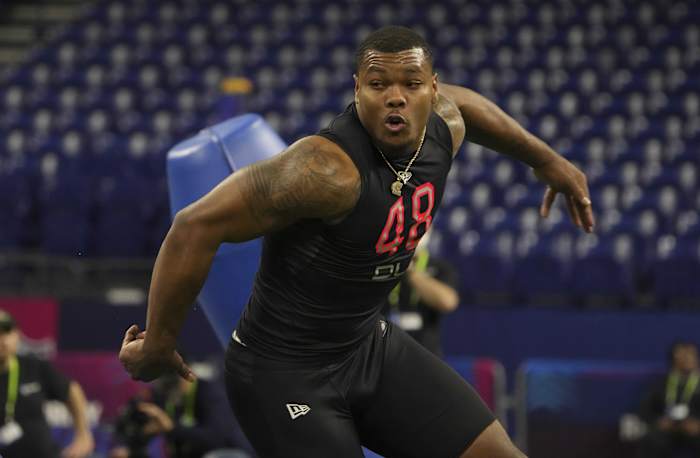 Georgia EDGE Travon Walker at NFL Combine